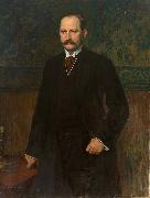 Portrait des kaiserlichen Kammerherrn von Winterfeldt, in Armlehnstuhl sitzend, oil on canvas, 169 x 132 cm